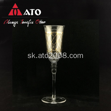 Šampanské sklo šampanského ATO Gold